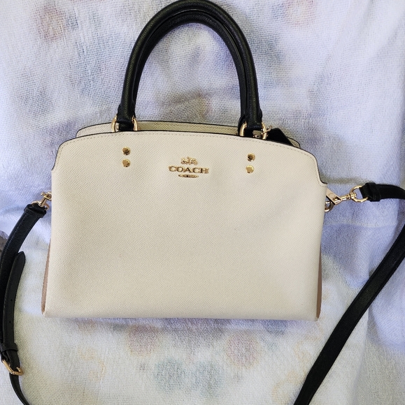 Coach Handbags - Tri-Color/Colorblock Coach “Lillie” Carryall Bag